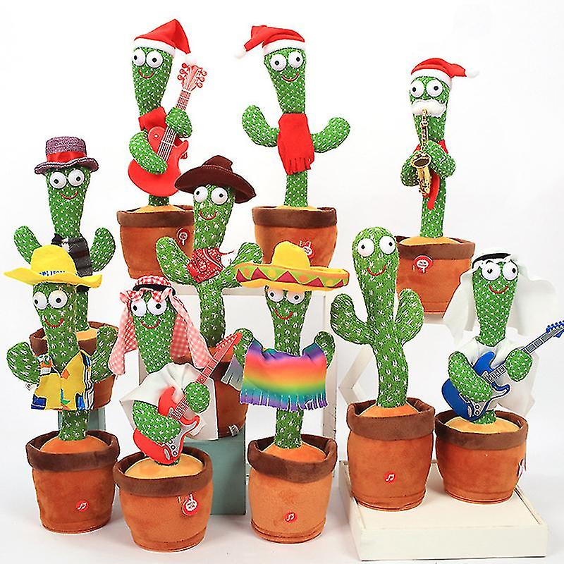 Cactus Mexican dansator interactiv cu incarcare la USB – Meriti.ro