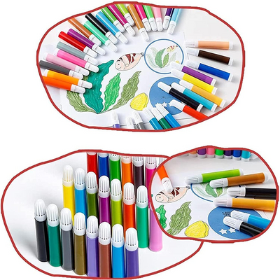 Trusă de Desen pentru Copii 168 Piese, Carioci, Creioane, Pasteluri, Acuarele și Accesorii