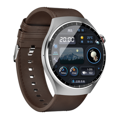 Smartwatch Watch 4 Pro Super AMOLED 1.55” HD, IP67, Bluetooth 5.3, monitorizare sănătate și sport, 3 curele incluse