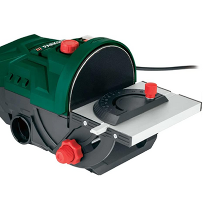 Șlefuitor cu Disc PARKSIDE PTSG 140 C2 – 140W, Viteză Reglabilă, Accesorii Incluse, Fixare pe Banc
