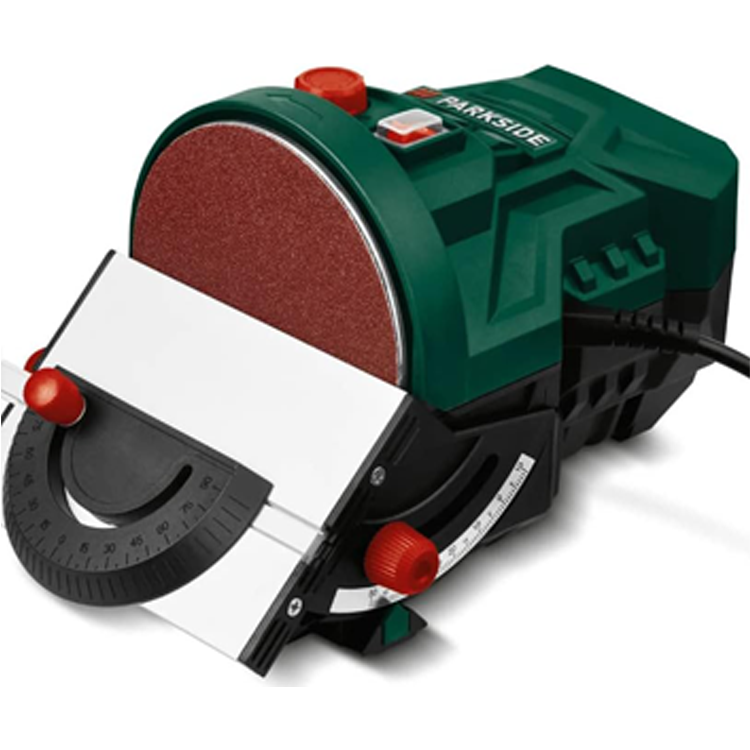 Șlefuitor cu Disc PARKSIDE PTSG 140 C2 – 140W, Viteză Reglabilă, Accesorii Incluse, Fixare pe Banc