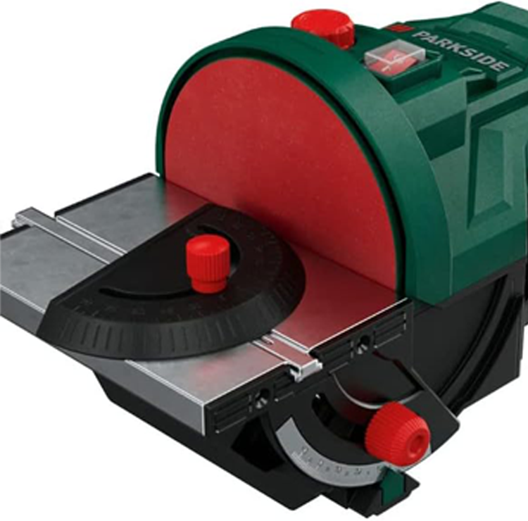 Șlefuitor cu Disc PARKSIDE PTSG 140 C2 – 140W, Viteză Reglabilă, Accesorii Incluse, Fixare pe Banc