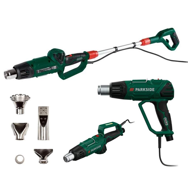 Pistol cu Aer Cald Parkside PLHLG 2000 B2 – 2000 W, Cap Long Reach, Protecție Termică