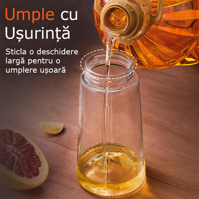 Sticlă pentru Ulei cu Funcție de Pulverizare și Turnare