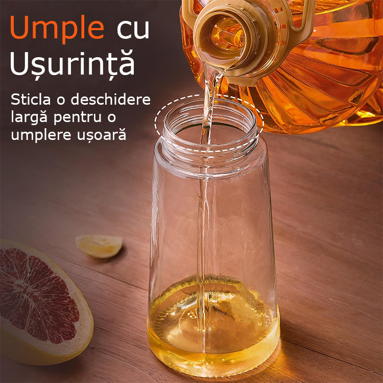 Sticlă pentru Ulei cu Funcție de Pulverizare și Turnare