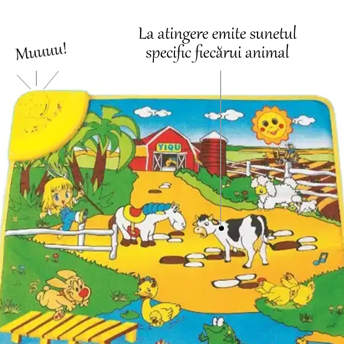 Covoraș Educativ Interactiv: Orchestra Animalelor pentru Micuții Exploratori