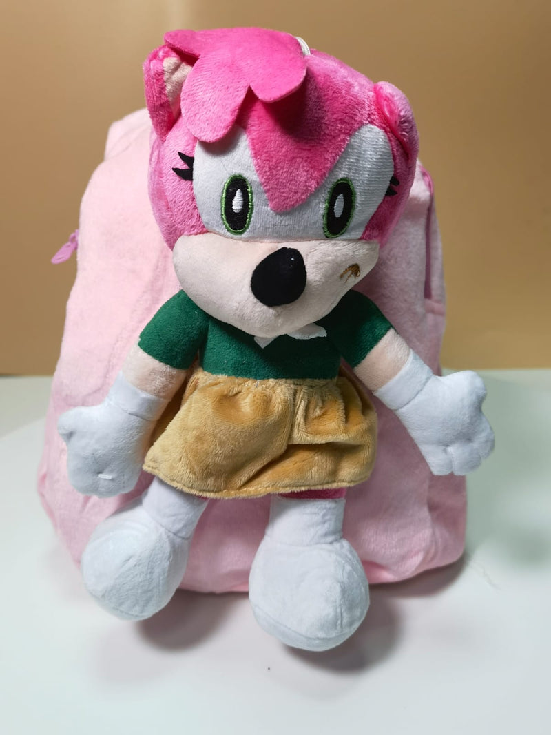 Ghiozdan de Grădiniță Sonic cu Personajul Amy Rose, 28x28x8 cm