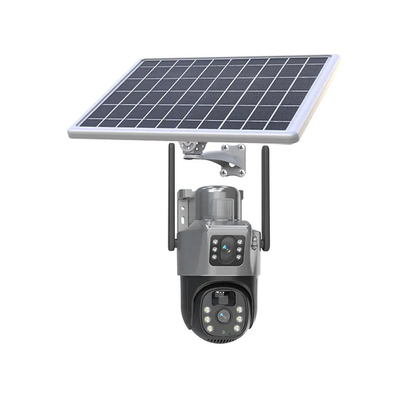 Cameră de Supraveghere Solară cu SIM, 4G, Audio și Detecție de Mișcare