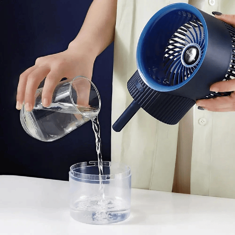 Mini Ventilator cu Răcire prin Abur – Portabil, Silențios, 2400mAh