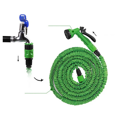 Furtun de Grădină Extensibil 45m / 60m cu 7 Moduri de Stropire