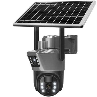 Cameră de Supraveghere Solară cu SIM, 4G, Audio și Detecție de Mișcare