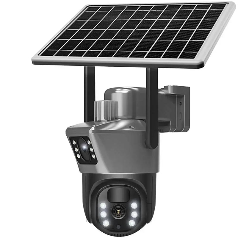 Cameră de Supraveghere Solară cu SIM, 4G, Audio și Detecție de Mișcare