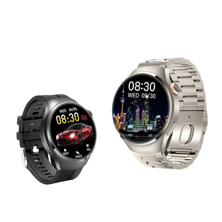 Smartwatch 1.53” HD, Bluetooth 5.0 cu apeluri, monitorizare sănătate și sport, IP67, încărcare wireless
