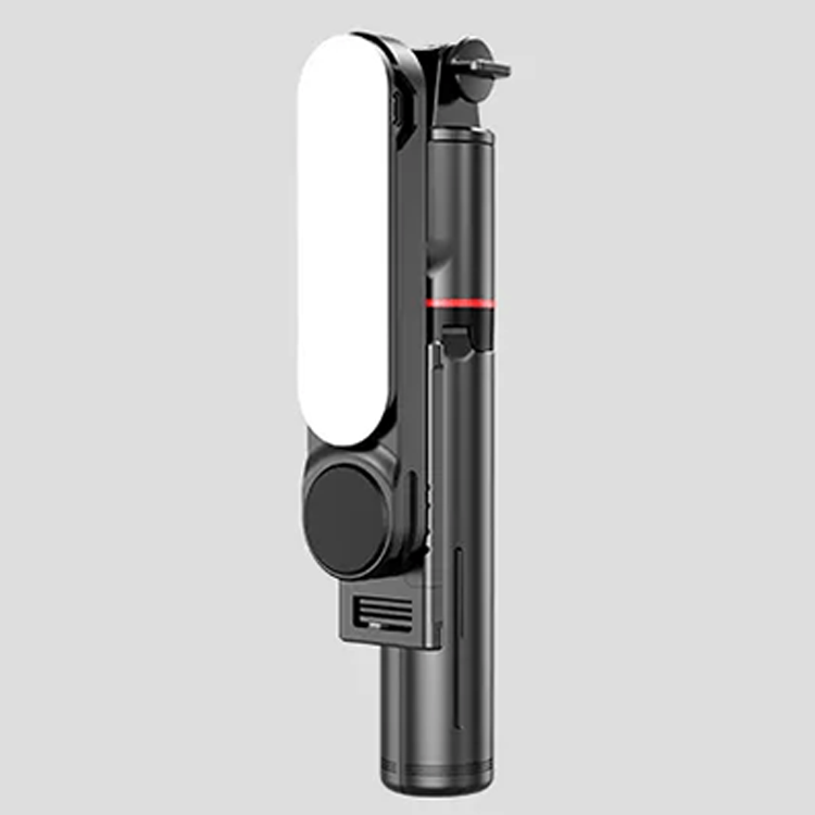 Selfie Stick L15 cu Trepied, Lumină Detașabilă, Wireless, 1110mm, iOS/Android, Oțel Inoxidabil