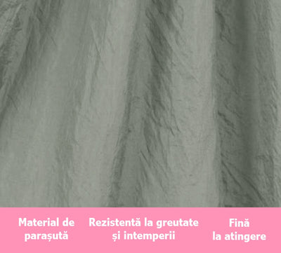 Hamac ultra-portabil cu sac de mână – material de parașută, ușor și rezistent