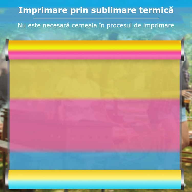 Kit hârtie foto 5 inch, 108 coli + 3 casete, sublimare termică, poze durabile și clare