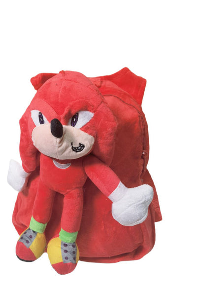 Ghiozdan de Grădiniță Sonic cu Plus atasat Knuckles, 28x28x8 cm