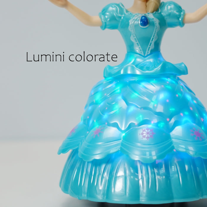 Papusa Frozen, danseaza, canta, lumini multicolore