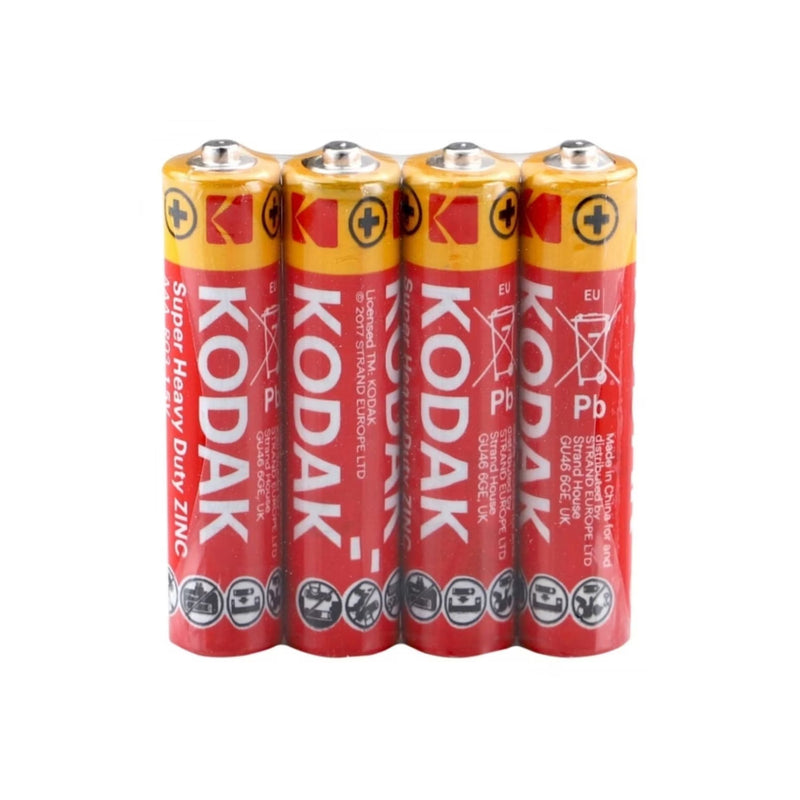 Set 4 Baterii Zinc Kodak AAA/ R03, 1,5V