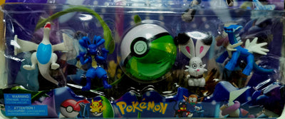 Set 4 figurine Pokemon plus Pokeball