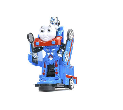 Jucarie 2 in 1 trenulet si robot, locomotiva Thomas transformers