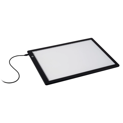 Tableta de desen iluminată Crelando Light Pad A4, 3 trepte de luminozitate, ultra-subțire, USB C