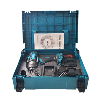 Cheie de impact electrică fără perii PJA 88V 4.0Ah, 2 acumulatori Li-Ion, motor brushless, cu valiză și încărcător