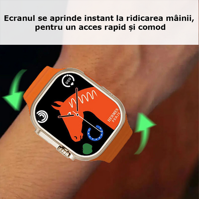 Ceas Inteligent WS-GS28, Funcții Fitness, Încărcare Wireless, Apeluri și Notificări