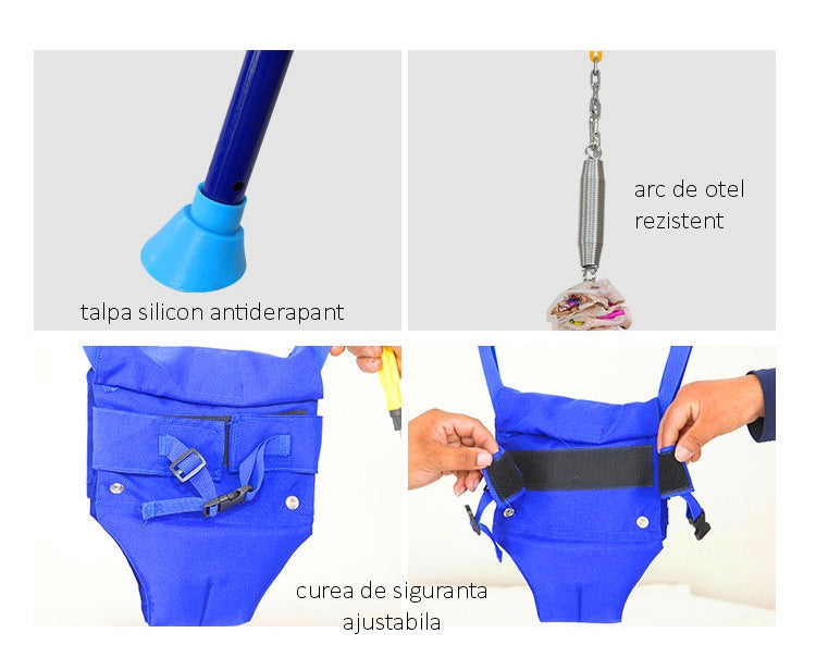 Leagan 2in1 cu saritor, Happy Baby Swing and Jumper, pentru interior/exterior, pliabil