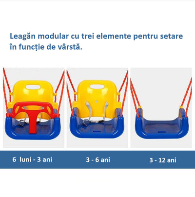 Leagan 2in1 cu saritor, Happy Baby Swing and Jumper, pentru interior/exterior, pliabil