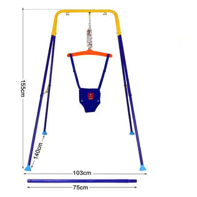 Leagan 2in1 cu saritor, Happy Baby Swing and Jumper, pentru interior/exterior, pliabil