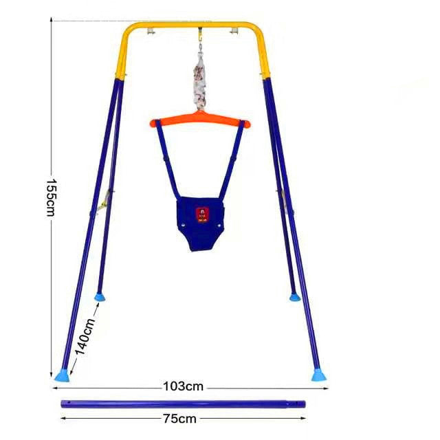Leagan 2in1 cu saritor, Happy Baby Swing and Jumper, pentru interior/exterior, pliabil