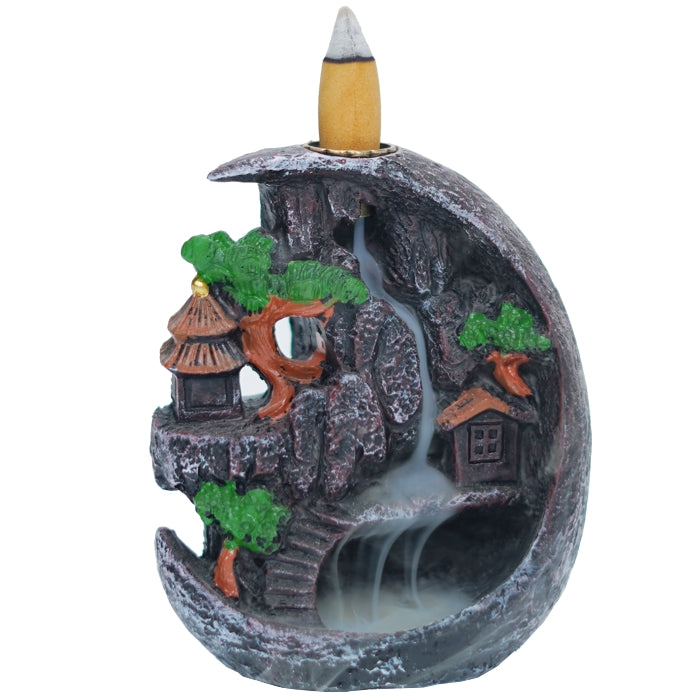 Cascada Aromelor, suport conuri parfumate backflow, 11cm