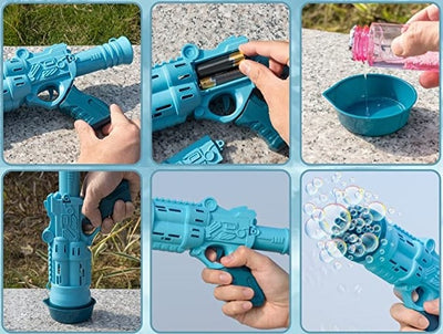 Pistol mitraliera pentru Baloane de Sapun, 24 orificii