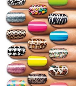 Fab Foils - kit complet de folii pentru unghii cu 10 role si aplicator