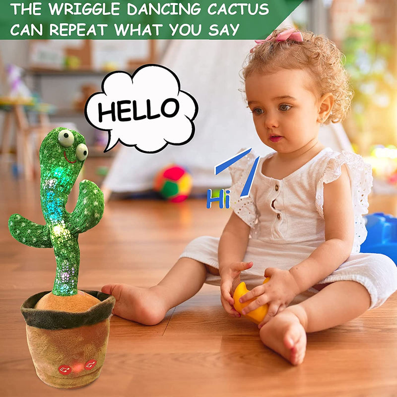 Cactus dansator interactiv cu incarcare la USB