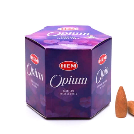 Set conuri parfumate backflow, Opium HEM