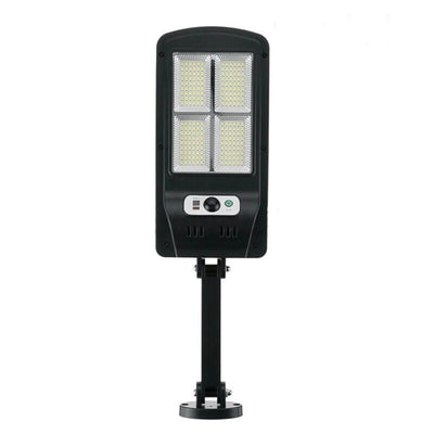 Lampa solara cu LED, 4 COB, senzor de miscare, telecomanda, IP65