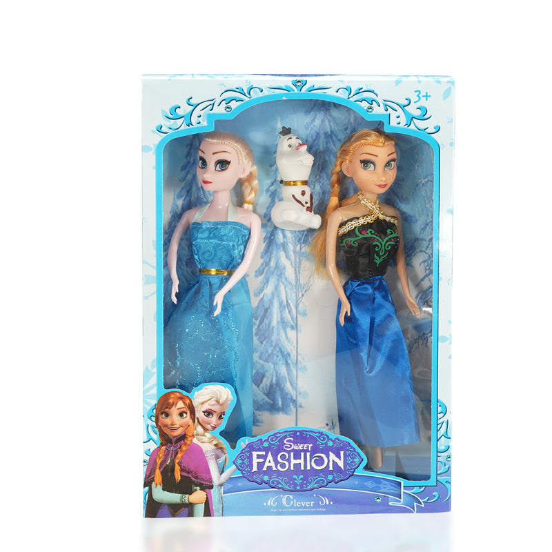Jucărie set Elsa, Anna si Olaf