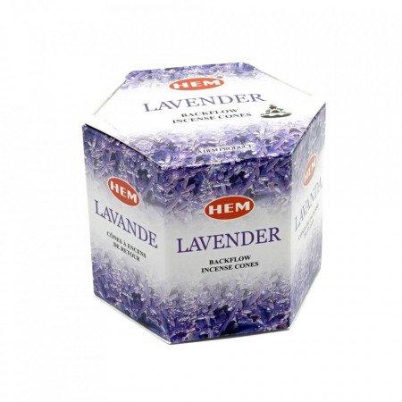 Set conuri parfumate backflow, Lavanda