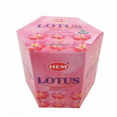 Set conuri parfumate backflow, Lotus HEM