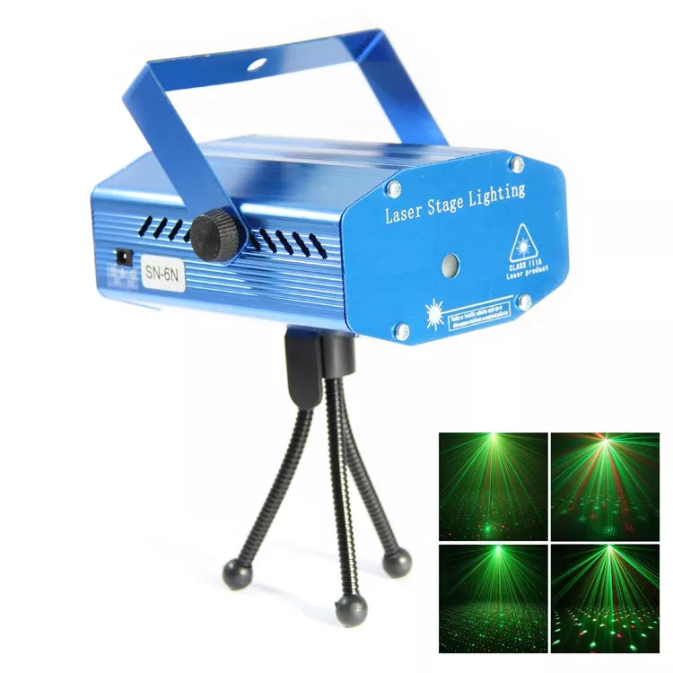 Proiector laser pentru interior rosu/verde
