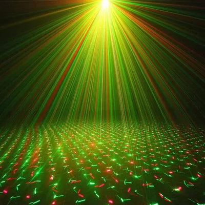 Proiector laser pentru interior rosu/verde