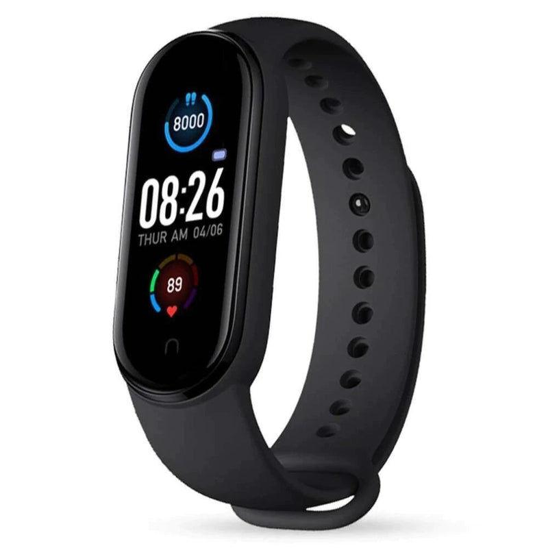 Bratara fitness M Series, monitorizare ritm cardiac, tensiune, pedometru, notificari, apeluri